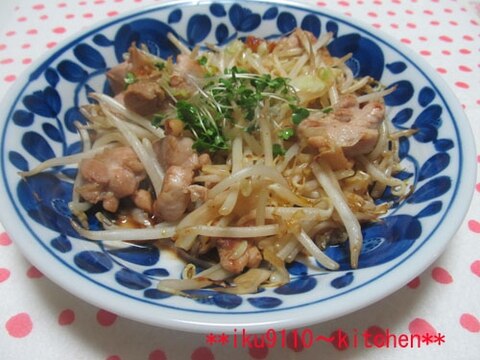 鶏もも肉と野菜のスタミナ炒め